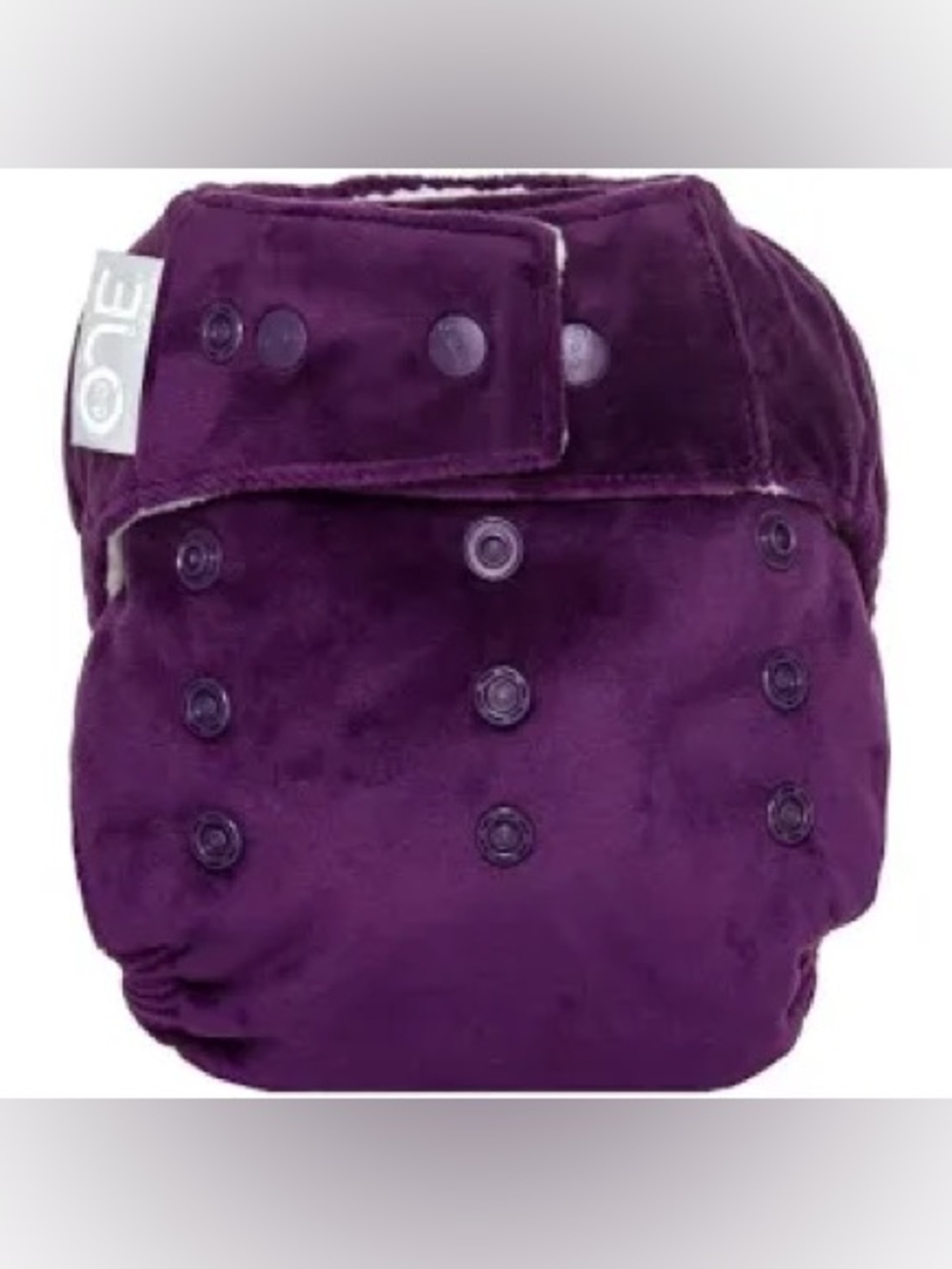 O.N.E. By GroVia CLOTH DIAPER NIP $24 8-35 lbs, Color: Purple